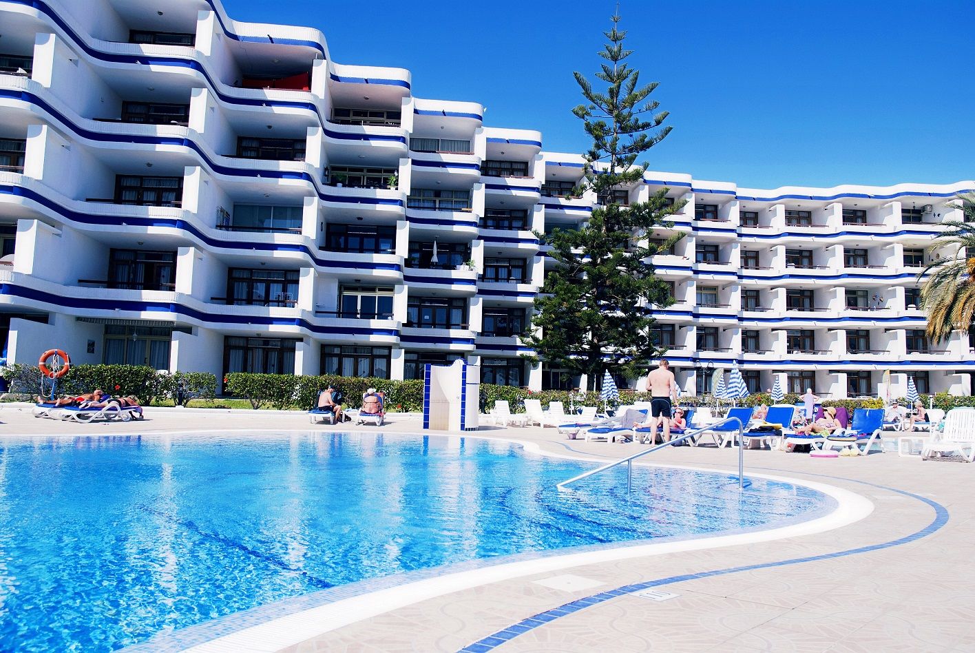 Apartamentos Tamaran プラヤ・デル・イングレス エクステリア 写真